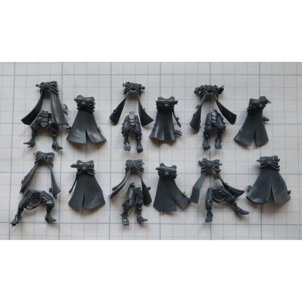Warhammer 40k AdMech Skitarii Bits Vanguard Ranger Bionic Torso Legs w Coat x6